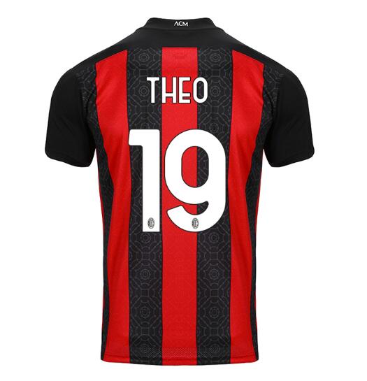 AC Milan Home Kit Soccer Jersey THEO #19 2020/21